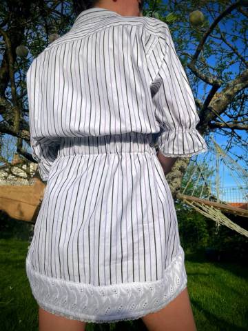 robe uppcycling ligne de mire